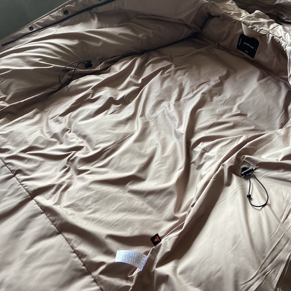 Everlane The ReNew Long Puffer Burnt Sugar Taupe Size Small - Picture 11 of 16